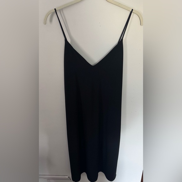 Zara Dresses & Skirts - Zara Elegant Black Slip Dress
